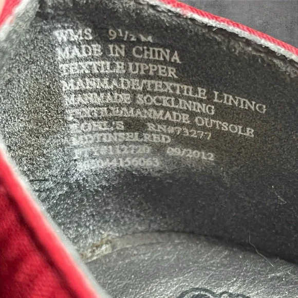 VTG MUDD RED Satin Kitten Heel Pumps Shoes Womens 9.5 Y2K Pin Up  Steampunk GlaM - Picture 9 of 9